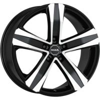 MAK Stone 5 7x17 5x160 ET60, melns · pulēts