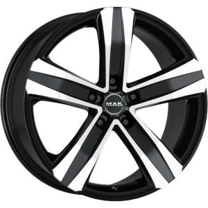 MAK Stone 5 7x17 5x160 ET60, black · polished