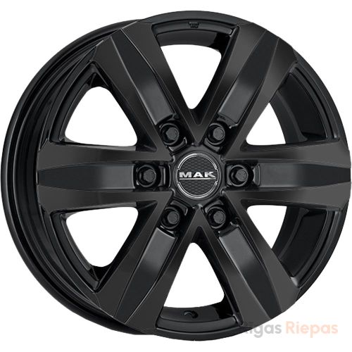 MAK Stone 6 8.5x20 6x139.7 ET38, melns · spīdīgs