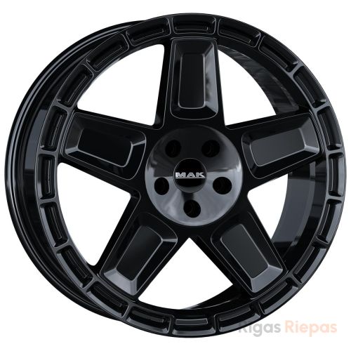 MAK Trek 9x20 5x130 ET25, чёрный · глянцевый