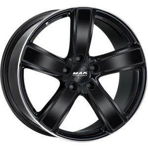 MAK Turismo-D-FF 10.5x20 5x130 ET64, black · polished (Gloss Black Mirror Ring)