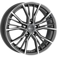 MAK Union 8.5x20 5x112 ET40, anthracite · polished