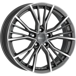 MAK Union 8.5x21 5x112 ET33, antracīta · pulēts