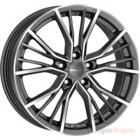MAK Union 10x22 5x112 ET32, antracīta · pulēts (Gun Met Mirror Face)