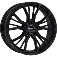 MAK Union 7x17 5x100 ET38, melns · spīdīgs