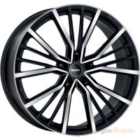 MAK Union 8x18 5x112 ET45, melns · pulēts