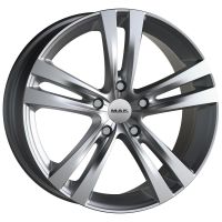 MAK Zenith 7x17 5x120 ET41, antracīta (Light Titan)