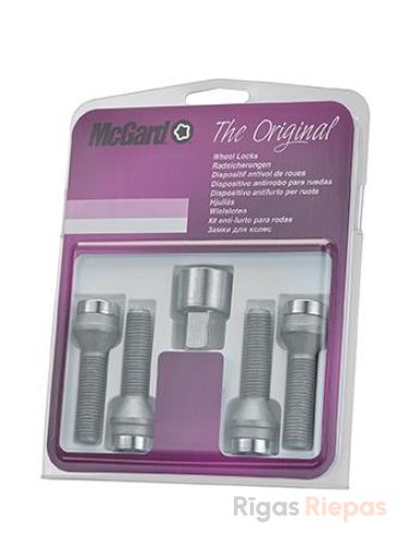 McGard drošības skrūves M14x1.25x37, 60° konuss, atslēga 17 mm