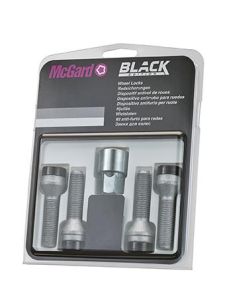 McGard drošības skrūves M14x1.5x49, 60° konuss, melnas