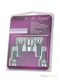 McGard drošības skrūves M12x1.5x20.6, sfēra R12, atslēga 17 mm
