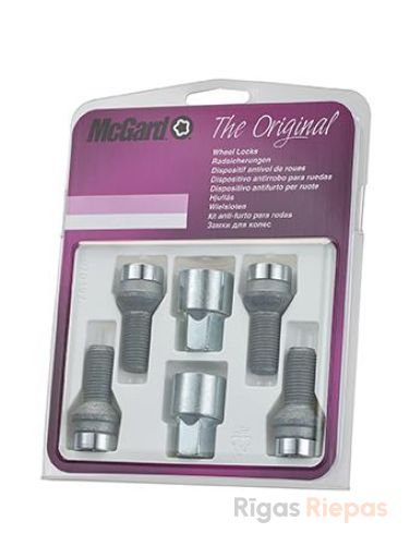 McGard drošības skrūves M14x1.5x31.8, sfēra R12, atslēga 17 mm