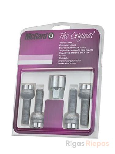 McGard drošības skrūves M14x1.5x45, sfēra R14, atslēga 17 mm