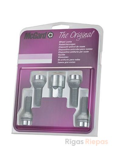 McGard drošības skrūves M14x1.5x25.4, sfēra R14, atslēga 17 mm