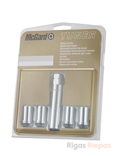 McGard drošības uzgriežņi M12x1.25, atslēga 17 mm