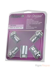 McGard drošības uzgriežņi M12x1.5, plakanā sēža, atslēga 19 mm