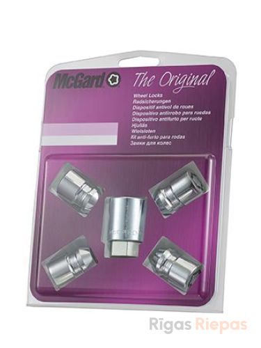 McGard гайки-секретки 1/2" UNFx32.5, конус 60°, ключ 19 мм