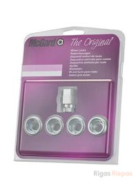 McGard гайки-секретки 1/2" UNF, конус 60°, ключ 21 мм