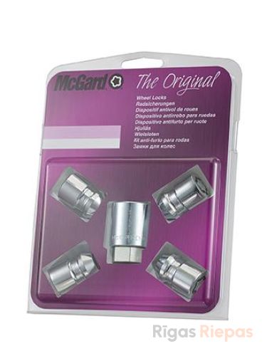 McGard гайки-секретки M12x1.5, конус 60°, ключ 21 мм