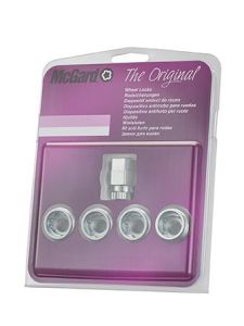 McGard гайки-секретки 1/2" UNF, конус 60°, ключ 21 мм