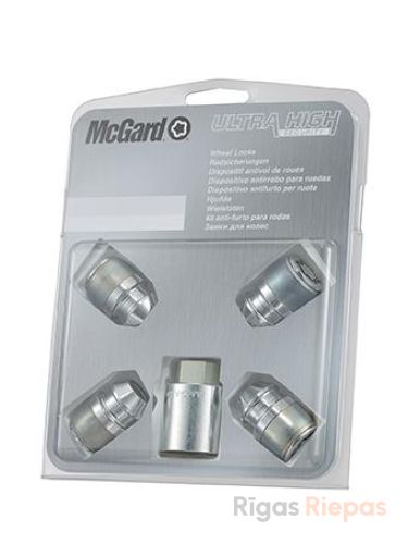 McGard гайки-секретки M12x1.25x35, плоская посадка, ключ 21 мм