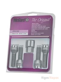 McGard locking wheel bolts M12x1.5x42.1, 60° cone, 17 mm key
