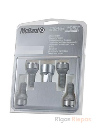 McGard locking wheel bolts M14x1.5x25.4, ball R14, 17 mm key