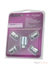 McGard locking wheel nuts M12x1.5x29.9, ball R12, 19 mm key
