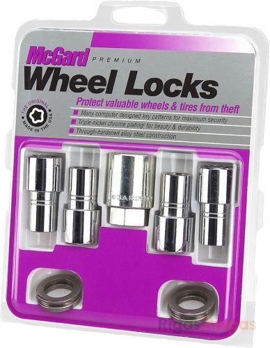 McGard locking wheel nuts M12x1.5, flat seat, 21 mm key