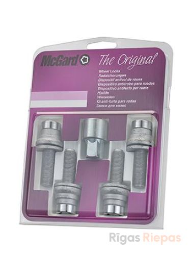 McGard секретки M12x1.25x42.9, плоская посадка, ключ 19 мм