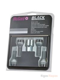 McGard секретки M14x1.5x26.7, сфера R13, ключ 17 мм, чёрные