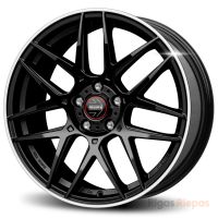 Momo Competizione 7.5x17 5x110 ET33, чёрный · полированный (Glossy Black Polished Lip)