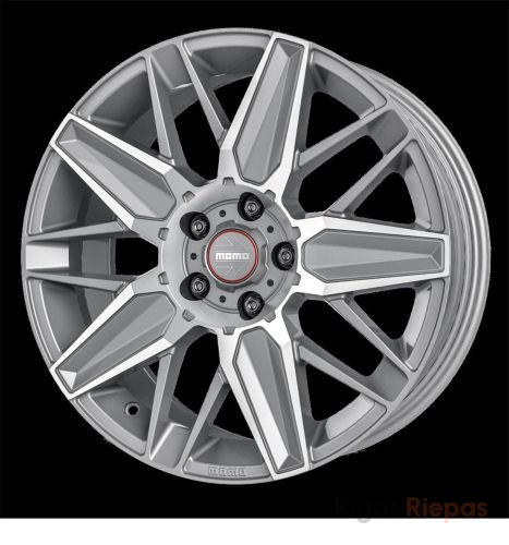 Momo Evoluzione 8x18 5x112 ET35, антрацитовый · полированный (Matt Titan Silver Polished)