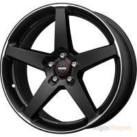 Momo Five 8.5x20 5x112 ET25, melns · pulēts