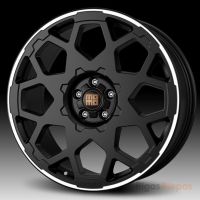 Momo HEAVY DUTY 8.5x20 5x120 ET40, чёрный · полированный