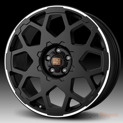 Momo HEAVY DUTY 8.5x20 5x120 ET40, чёрный · полированный
