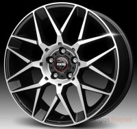 Momo REVENGE EVO 2.0 7x17 5x100 ET38, melns · pulēts