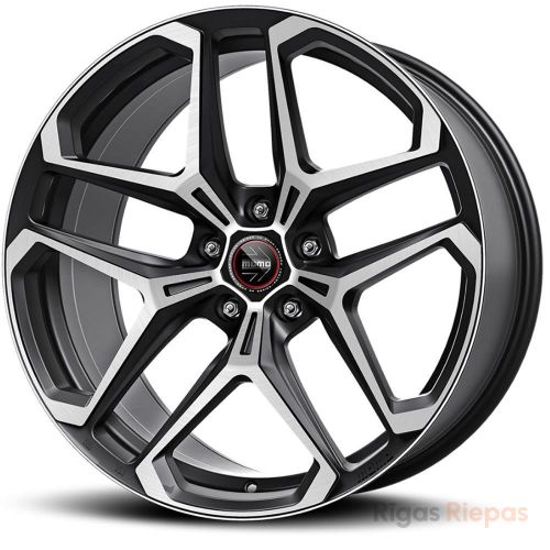 Momo RF-04 9x20 5x108 ET43, melns · pulēts