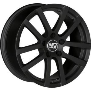 MSW 22 6.5x16 4x108 ET18, чёрный · матовый