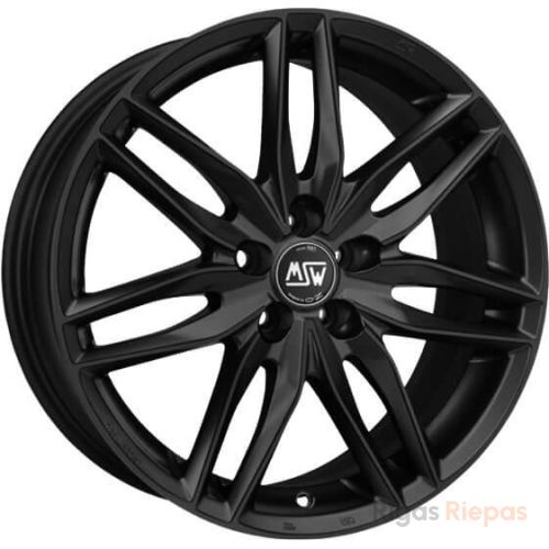 MSW 24 9x19 5x112 ET29, melns · matēts