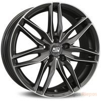 MSW 24 6.5x15 4x100 ET43, antracīta · pulēts (Matt Gun Metal Full Polished (Mgmfp))