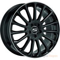 MSW 30 7.5x18 5x112 ET44, чёрный · полированный (Gloss Black+Diamond Lip)