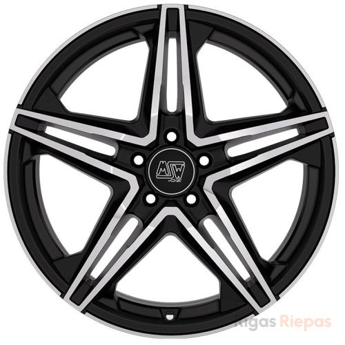 MSW 31 8x18 5x112 ET50, melns · pulēts (Gloss Black Full Polished)