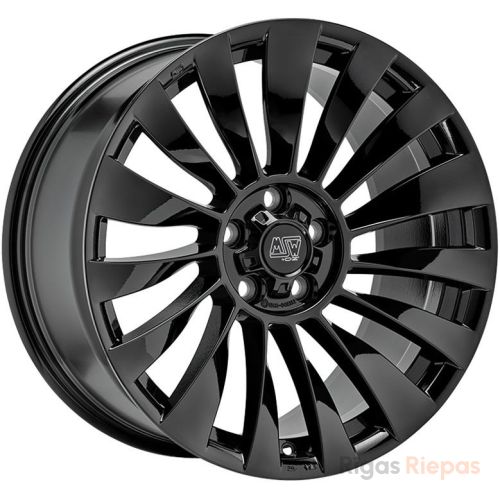 MSW 37T 9.5x20 5x114.3 ET45, чёрный · глянцевый