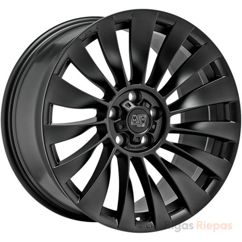 MSW 37T 9.5x19 5x114.3 ET45, melns · matēts