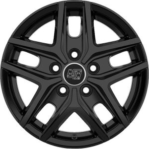 MSW 40 Van 6.5x16 5x118 ET65, melns · spīdīgs