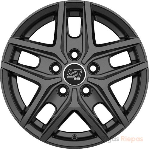 MSW 40 Van 6.5x16 5x118 ET65, антрацитовый · глянцевый (Gloss Dark Grey)