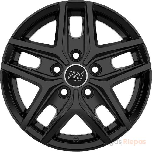 MSW 40 Van 6.5x16 5x112 ET50, melns · spīdīgs
