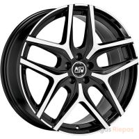 MSW 40 8.5x20 5x120 ET34, melns · pulēts (Gloss Black Full Polished)