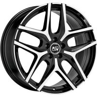 MSW 40 8x19 5x127 ET35, black · polished (Gloss Black Full Polished)