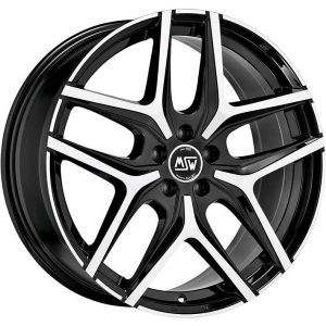 MSW 40 8.5x20 5x110 ET31, black · polished (Gloss Black Full Polished)